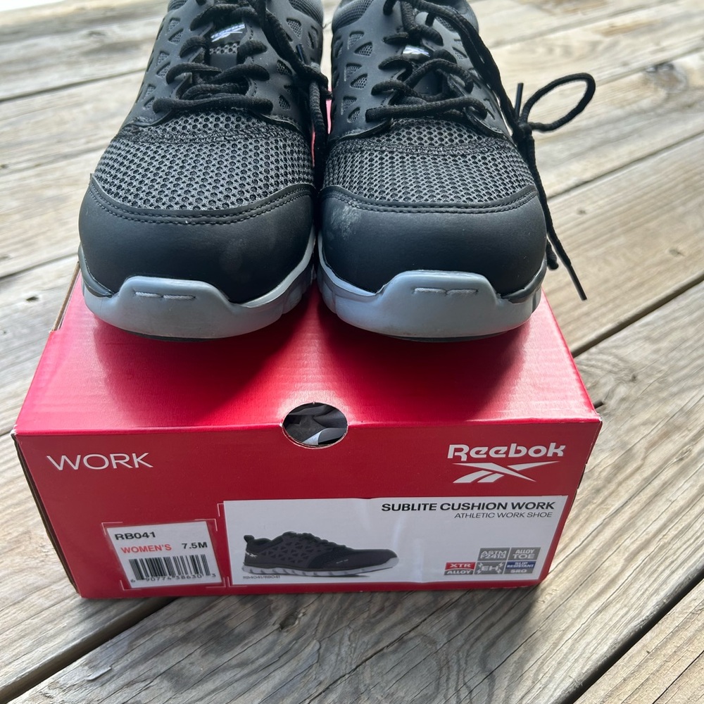 Reebok Women’s Sublite Cushion Work Shoes - Black